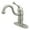 Brushed Nickel, variant on Kingston Brass KB1487BL Vintage Single-Handle Monoblock Bar Faucet, Brushed Brass