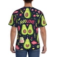 thumbnail image 2 of Rocae Avocado Love for Men's Moisture-Wicking Crew Tee - T-Shirt for Sports, Outdoor Activities, and Casual WearSmall, 2 of 9