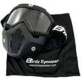 thumbnail image 5 of Birdz Eyewear Skylark Auto-Darkening Photochromic Motorcycle Goggles Black Frames with Clear-to-Smoke Lens and Detachable Face Mask, 5 of 6