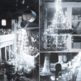 thumbnail image 3 of Guirnaldas de luces solares para exteriores, luces solares centelleantes de alambre de cobre para jardín, árbol, patio, fiesta, decoración de Navidad, 3 of 5