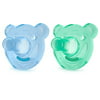Philips AVENT Soothie Shape 3-18 months, green/blue, 2 pack, SCF194/04