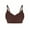 Coffee, variant on RongHuan Seamless Bras for Women No Underwire Push Up Bra Full Coverage Adjustable Bra Comfortable Solid Bralettes