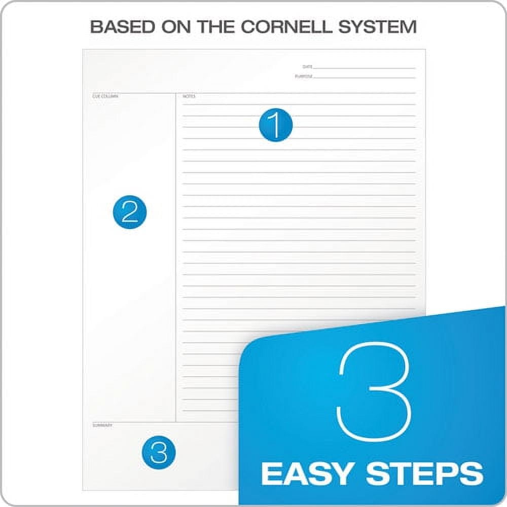 "Focusnotes Steno Pad, Pitman Rule, Blue Cover, 80 White 6 X 9 Sheets | Bundle of 5 Each"