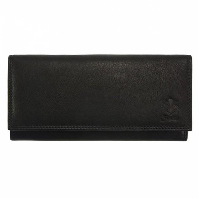 Arturo Womens Leather Wallet, Black