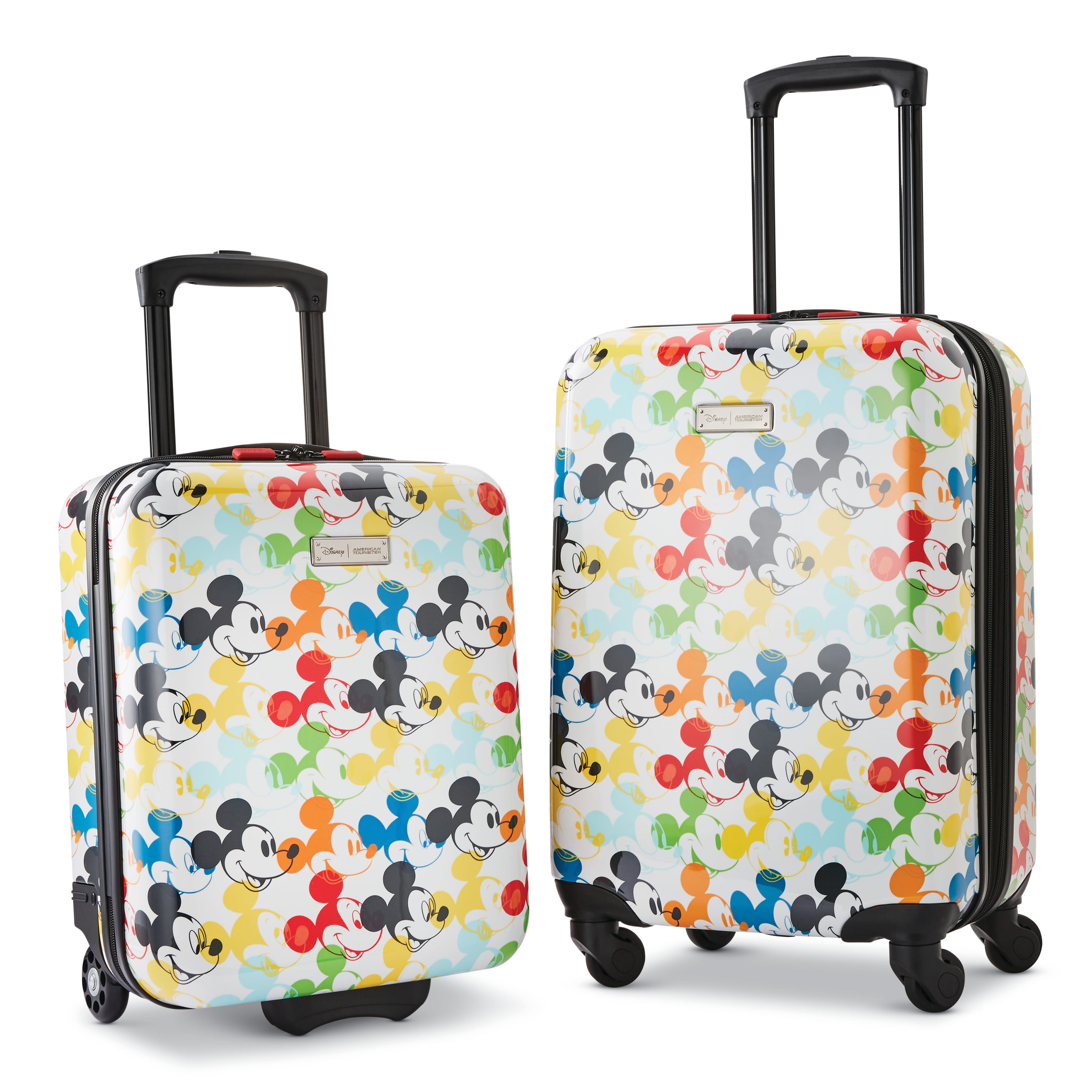 Photo 1 of (See photo for minor damage)American Tourister Disney Roll Aboard 2 pc Hardside Set