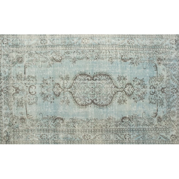 Ahgly Company Machine Washable Indoor Rectangle Contemporary Silver Gray Area Rugs, 3' x 5'