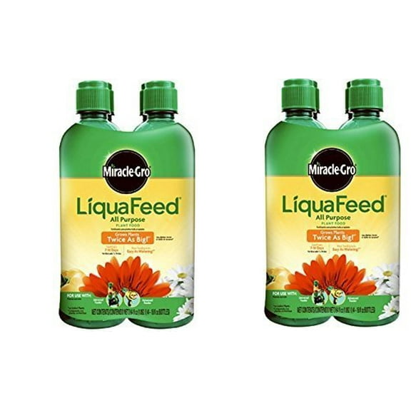 MiracleGro LiquaFeed All Purpose Plant Food Refill Pack, Liquid Plant Fertilizer 16 oz. 8 Count