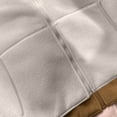 thumbnail image 3 of Uootdi Fuzzy Fleece Jackets for Women Stand Collar Full Zip Hooded Long Sleeve Coats Plus Size Fall Tops for Women with Front Pocket, 3 of 9