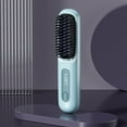 thumbnail image 3 of Fiudx Plancha de Pelo, Cepillo Cerámico de Calentamiento Rápido, Peine de Doble Capa Seguro, Control de Temperatura Ajustable, Peinados Elegantes y Brillantes, Ideal para Viajes, Todo Tipo de Cabello, 3 of 7