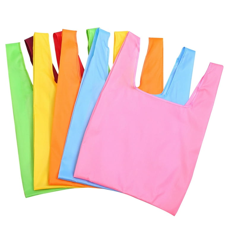 5pcs Solid Color Large Garbage Bag