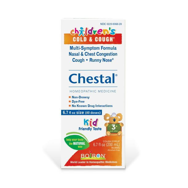 Boiron Chestal Children's Honey Cold & Cough Relief, 6.7 Fl Oz