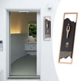 thumbnail image 1 of Letrero de baño, letrero de baño, decoración colgante de pared autoadhesiva acrílica, señalización de baño para puerta de oficina o decoración de L Hombres, 1 of 8