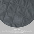 thumbnail image 4 of LITERRA Reversible Straps 2 Cushion Couch Sofa Cover, Brown, 4 of 5