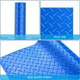 thumbnail image 7 of Swimming Pool Ladder Mat,Blue Pool Step Pad with Non-Slip Texture,Topboutique Protective Mat for Bathroom,Pool,Pool Liner Mat,Swimming Pool Ladder Stability Cushion,9" x 36",Herringbone, 7 of 7