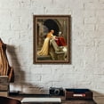 thumbnail image 5 of INVIN ART Framed Canvas Print Godspeed by Edmund Blair Leighton Vintage Wall Art Living Room,24"x32", 5 of 5