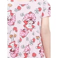 thumbnail image 3 of Strawberry Shortcake Toddler Girl Allover Print Dress with Short Sleeves, Sizes 12M-5T, 3 of 7