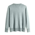 thumbnail image 3 of longantii Sweater for Women Crewneck Plain Soft Loose Fit Basic Cozy Knit Sweater Trendy Comfy Womens Sweaters Pullovers Mint Green M, 3 of 4
