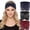 Navy & Black & Burgundy, variant on Sparkly Crystal Bling Fancy Headbands with Stretchy Elastic Head Wraps and Turban Scarf for Black Women - 3 Pcs