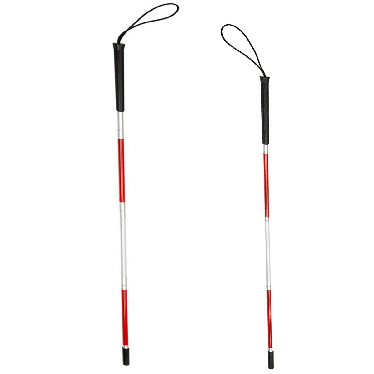 Lumex 5961 Folding Blind Cane, 46" Length with 5960 Folding Blind Cane