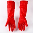 thumbnail image 3 of Reheyre 1/5 Pairs Latex Dish Washing Gloves Protective Cover for Home Kitchen Cleaning, 3 of 8