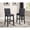 Grey, variant on Nailhead Trimmed Tan Bar Stools, Set of 2, Solid Legs / Durable Seating for High - Traffic Areas