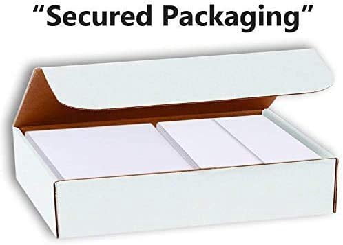 Hamilco White Cardstock Thick Paper - Flat 4.5" X 6.25" A6 Blank Index Flash Note & Post Cards - 80 lb Card Stock for Printer 100 Pack with Envelopes