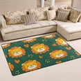 thumbnail image 2 of Lion Heart Pattern Memory Foam Area Rug 31"x20" Non Slip, Absorbent, Fade Proof for Living Room, Bedroom, Office, 2 of 7