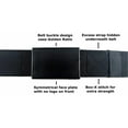 thumbnail image 3 of BESTA Men's Elastic Belt with Adjustable Buckle that Hides Excess Strap (X-Large, Black), 3 of 7