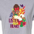 thumbnail image 3 of Encanto - Listen To Your Heart Dolores - Juniors Cropped Cotton Blend T-Shirt, 3 of 5