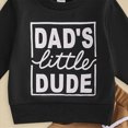 thumbnail image 7 of Farysays Baby Boy Clothes DAD'S Little DUDE Long Sleeve Top And Pants 2-Piece Track Suit Set Toddler Outfit, 7 of 7