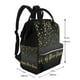 thumbnail image 2 of Easygdp Happy New Year para Bolsa de Bebé de Gran Capacidad con Múltiples Bolsillos, Bolsa de Pañales para Padres, Bolsa de Viaje Organizada y Elegante, 2 of 6