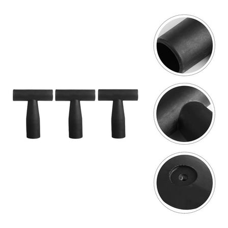 3Pcs T Grip Plastic Shovel Replacement Handles for Comfortable Digging and Raking Garden Tools