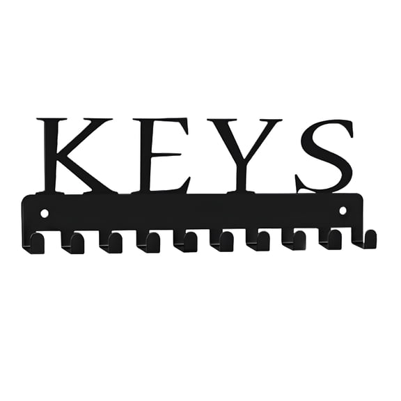 LAMIRO Key Holder Wall Mount,Key Hanger Iron Art Key Chain Holder,Key Organizer,Wall Key Holder for Keys,Belts,Headphones,Sunglasses,Kitchen,Wall