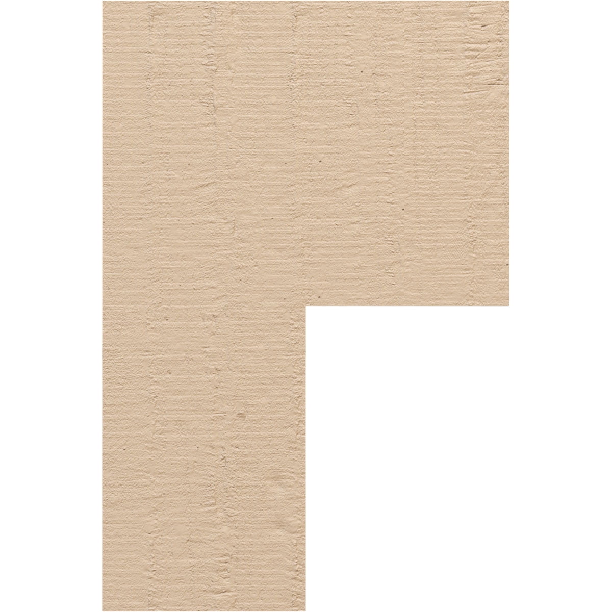 4"W x 8"D x 12"H Classic Chapel Hill Rough Cedar Woodgrain TimberThane Corbel, Primed Tan