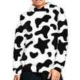 thumbnail image 2 of DISNIMO Cow Print Boys Pullover Hoodie Kids Hoodies Sweatshirts for Girls 11-13 Hoodies for Teenagers Graphic Sweatshirt with Hood Children Fall and Winter Clothes Long Sleeve Black, 2 of 7