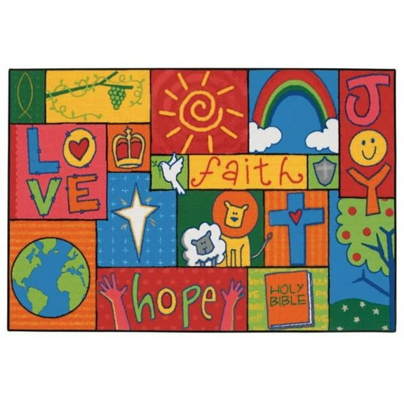 Carpets for Kids Inspirational Patchwork 3 ft. x 4.5 ft.