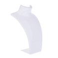 thumbnail image 3 of lionlar Acrylic Necklace Earring Jewelry Bust Display Stand Showcase Display White A-2, 3 of 8