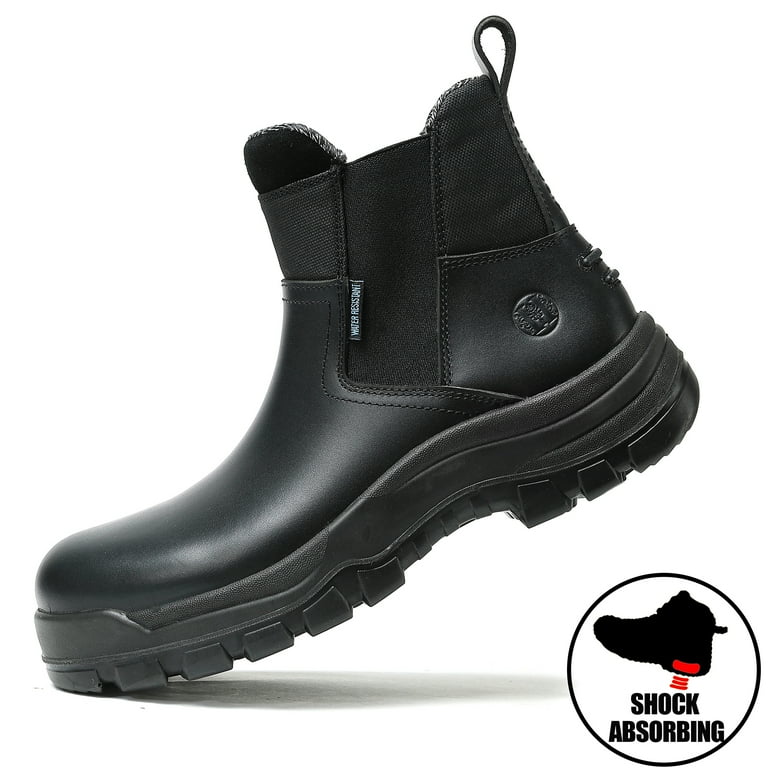 Mens work hotsell boots black