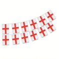 thumbnail image 2 of Wosthever Inglaterra Celebration String Flag Apto para todo clima para la Copa de Europa Suministro Adornos Accesorios Calle Deportes y aire libre, 2 of 6