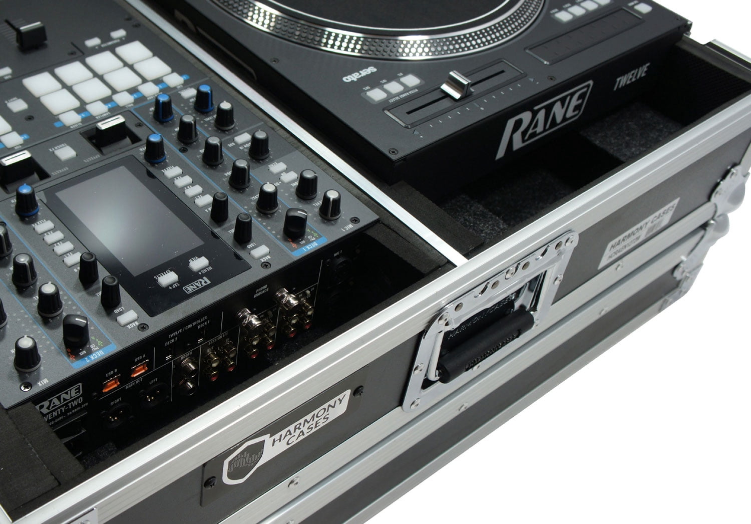 Harmony HCRAEN1272W DJ Battle Coffin for (1) Rane 12 Turntable & Rane 72 Mixer