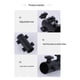 thumbnail image 2 of 3PCS Awning Canopy Pole Fixed Tube Ground Bracket Windproof Adjustable Tent Support Pole with Ground Nails, 2 of 5