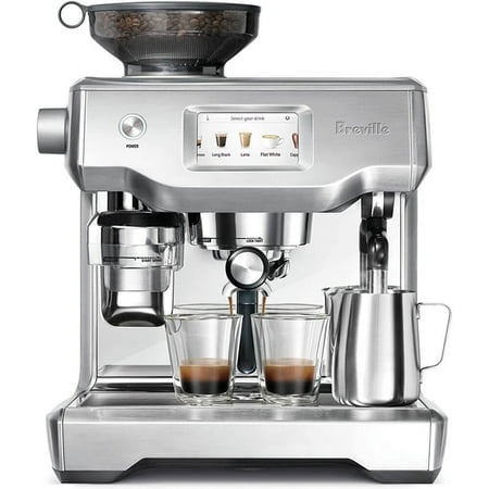 Breville - the Barista Touch Espresso Machine with 9 bars of pressure, Milk Frother and integrated grinder - Stainless Steel