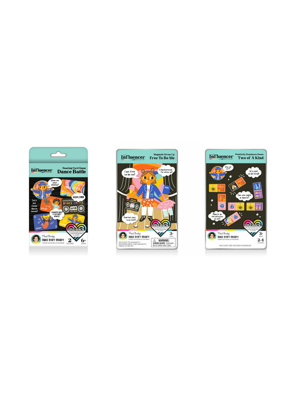 Boss Baby Brody - Influencer Initiative, 3 Pack Assorted Games - Age Range from 3+ to 6+