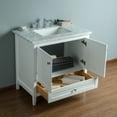 thumbnail image 5 of Stufurhome Tower Modern 36 Inches White Single Sink Bathroom Vanity, 5 of 7