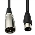 thumbnail image 4 of Rollbacks & More 2X DIN 5 Pin to XLR 3 Audio Cable for Match Music Instruments or Cables with MIDI 5P Male, 4 of 5
