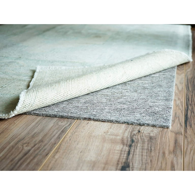 RugPadUSA - Dual Surface - 8'10 inch x 11'10 inch - 1/4 inch Thick - Felt + Rubber - Non-Slip Backing Rug Pad - Adds Comfort and Protection - Safe for