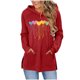 thumbnail image 3 of TaTaai Women's long sleeve hooded top, slim fit lightweight, classic fashion, side slit with pockets, soft fabric, Valentine's Day outfit, daily commute & casual gatherings Gift, 3 of 6