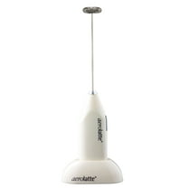 Aerolatte Milk Frother with Counter Stand, The Original Steam-Free Frother, Ivory