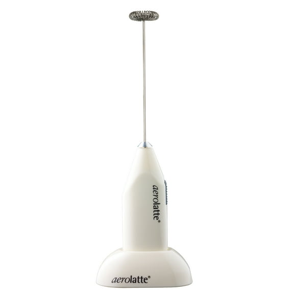 Aerolatte Milk Frother with Counter Stand, The Original Steam-Free Frother, Ivory