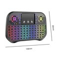 thumbnail image 4 of I10 Air Mouse Keyboard 7 Colores Retroiluminados 2.4G Teclado para ANDROID/WINDOWS/MAC OS, 4 of 9